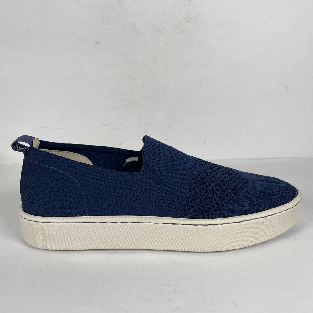 Born‎ Solstice Flats Womens Size 9 M Navy Blue Knit Fabric Slip On Casual Shoes